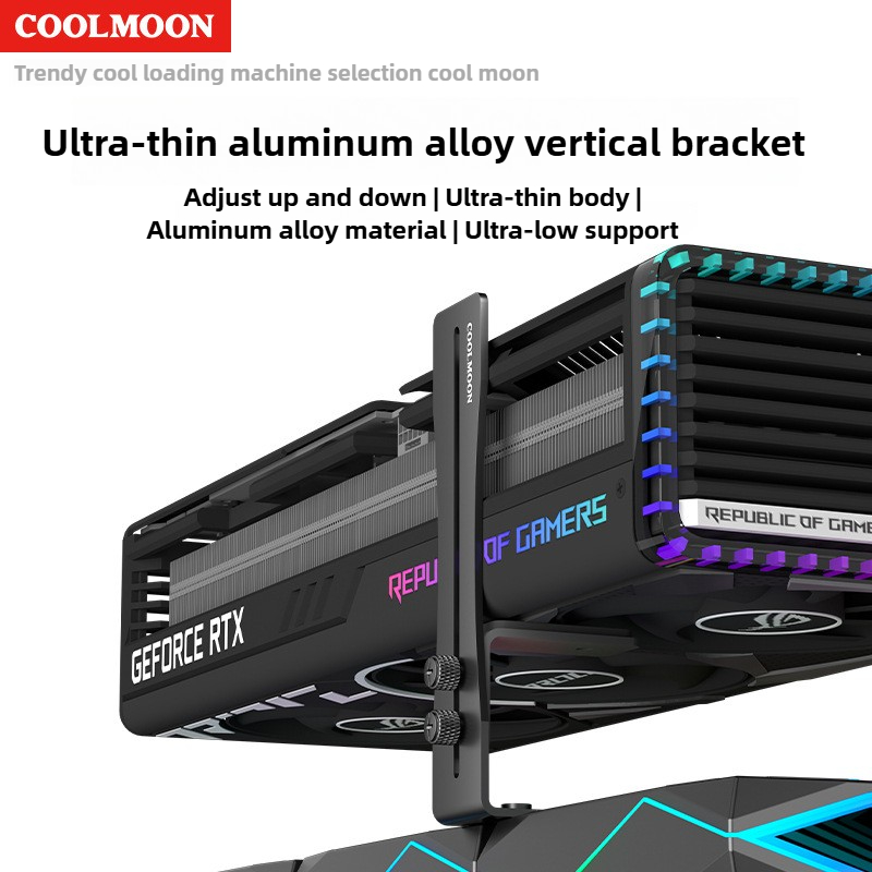 Gaming Card Holder - Universal Aluminum GPU Brace Support Holder