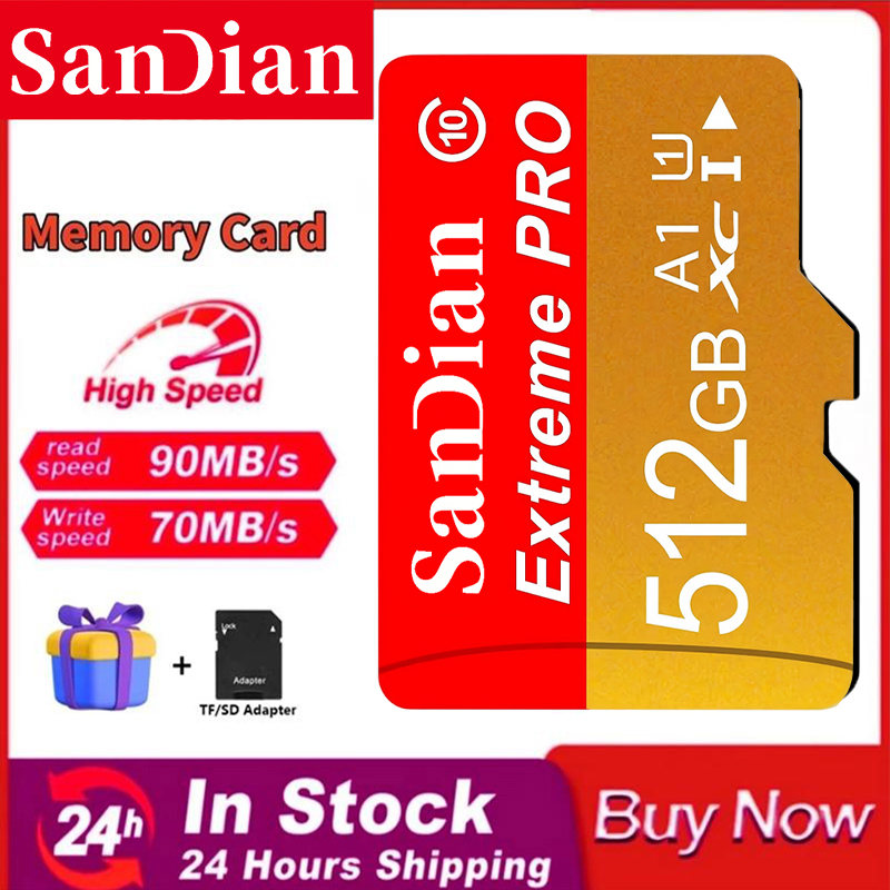Gaming Console Mobile - Memory Card 512GB Pro Micro TF