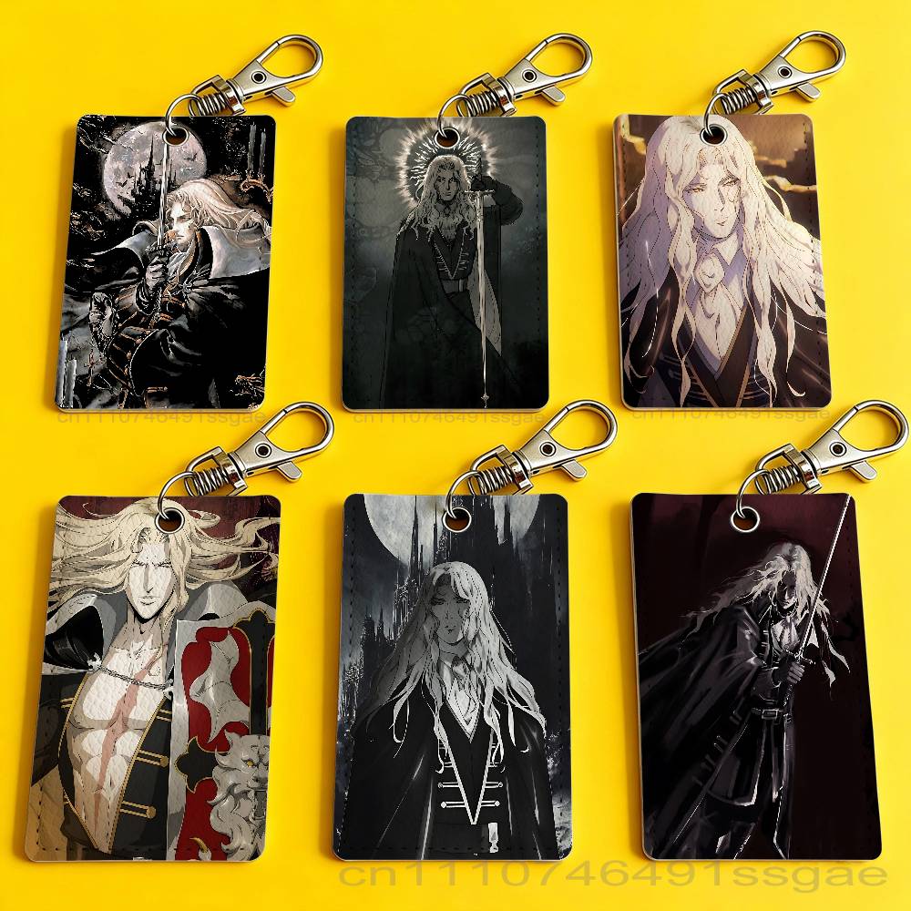 Gaming Console Case - Game C-Castlevania Alucard Badge Holder Keychain
