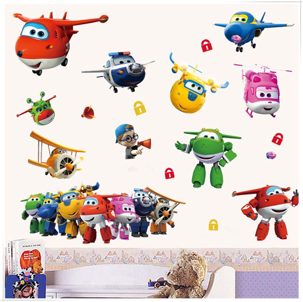 Hot Cartoon Super Wings Deform - Gaming Console Wallpaper ulasan dan harga