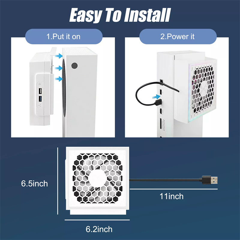 LED Cooling Fan Atmosphere Lig - Gaming Console Xbox Series S ulasan dan harga