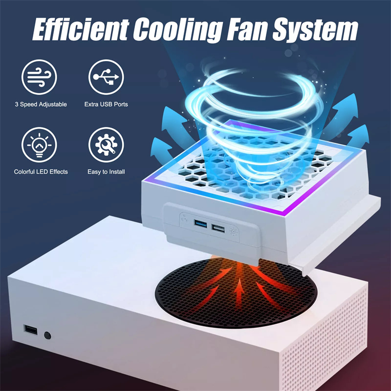 LED Cooling Fan Atmosphere Lig - Gaming Console Xbox Series S ulasan dan harga