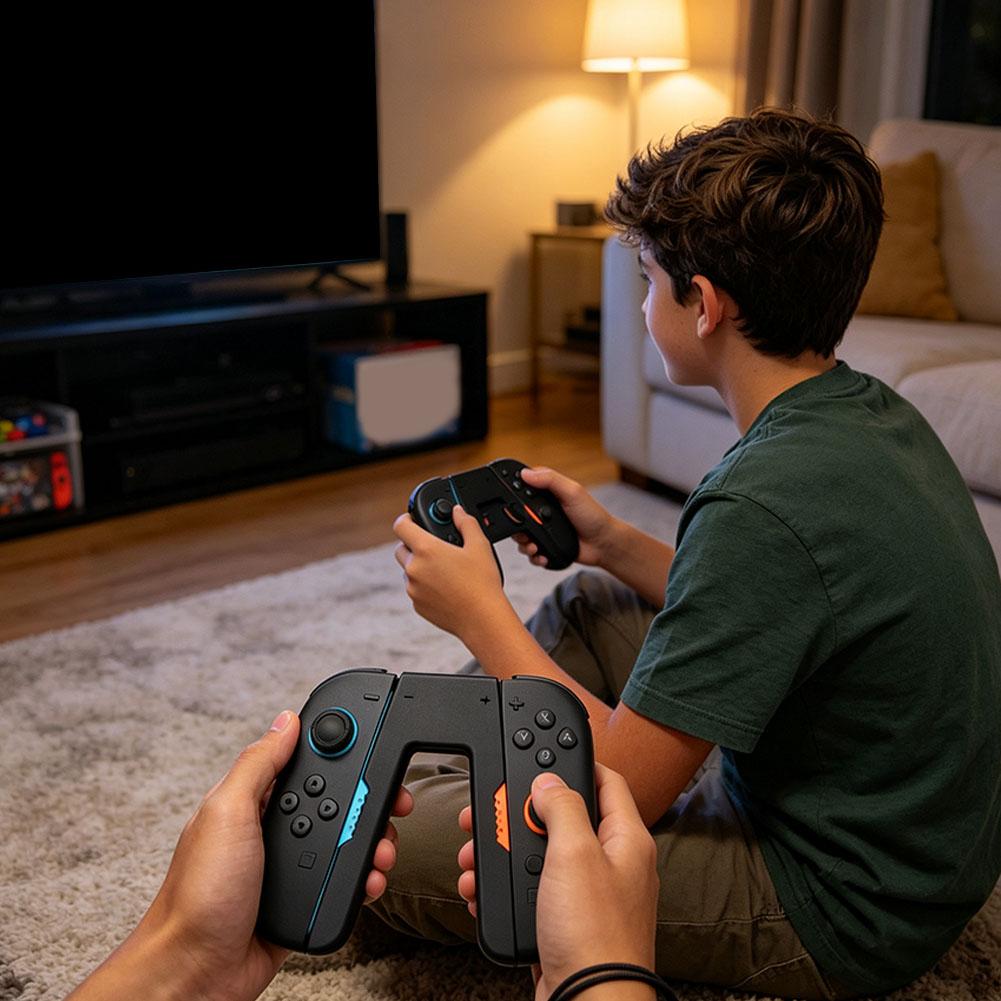 Portable V-shaped Charger Grip - Controller Charging Dock ulasan dan harga