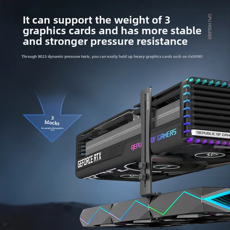 Universal Aluminum GPU Brace S - Gaming Card Holder ulasan dan harga