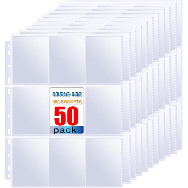 50/5pcs 9 Pocket Trading Gamin - Gaming Card Holder ulasan dan harga