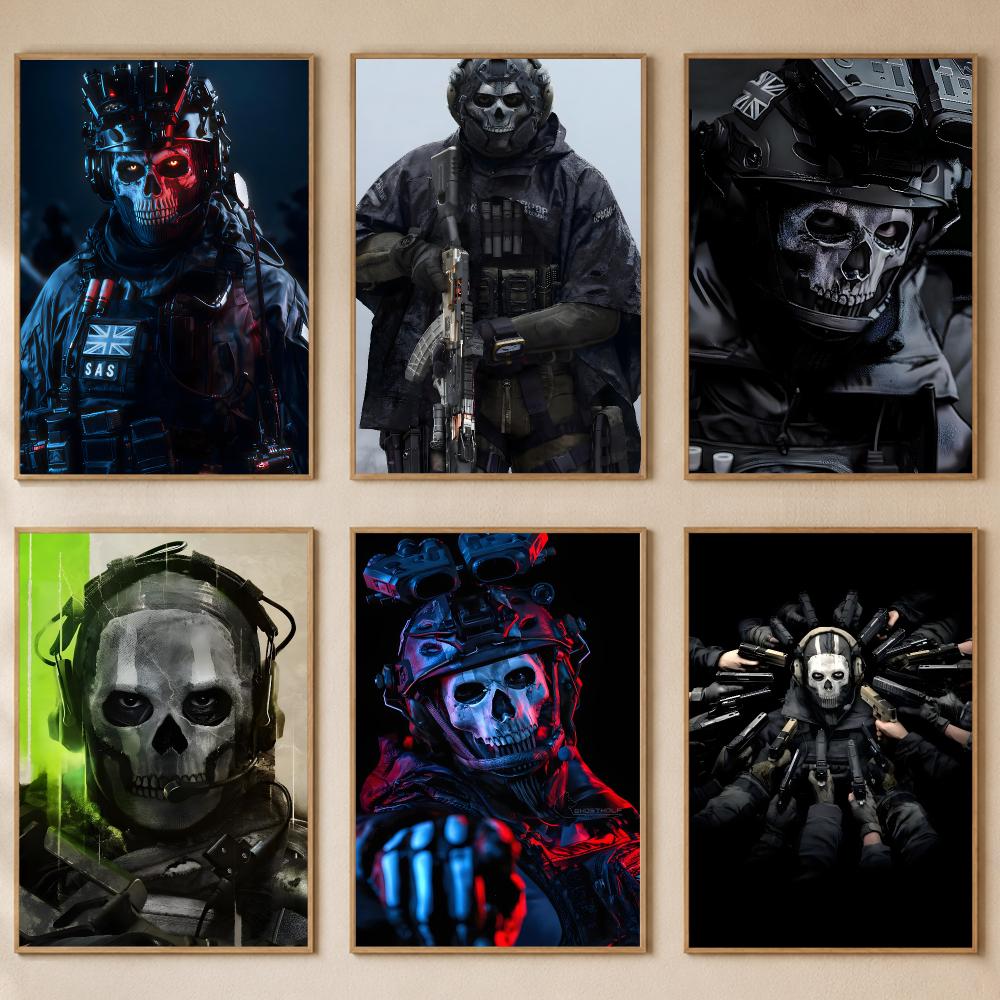 Call of Duty Simon Ghost Riley - Gaming Console Wallpaper ulasan dan harga