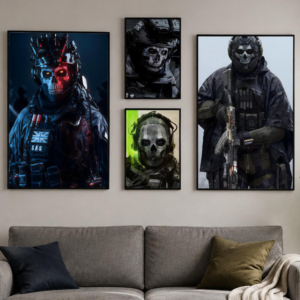Call of Duty Simon Ghost Riley - Gaming Console Wallpaper ulasan dan harga