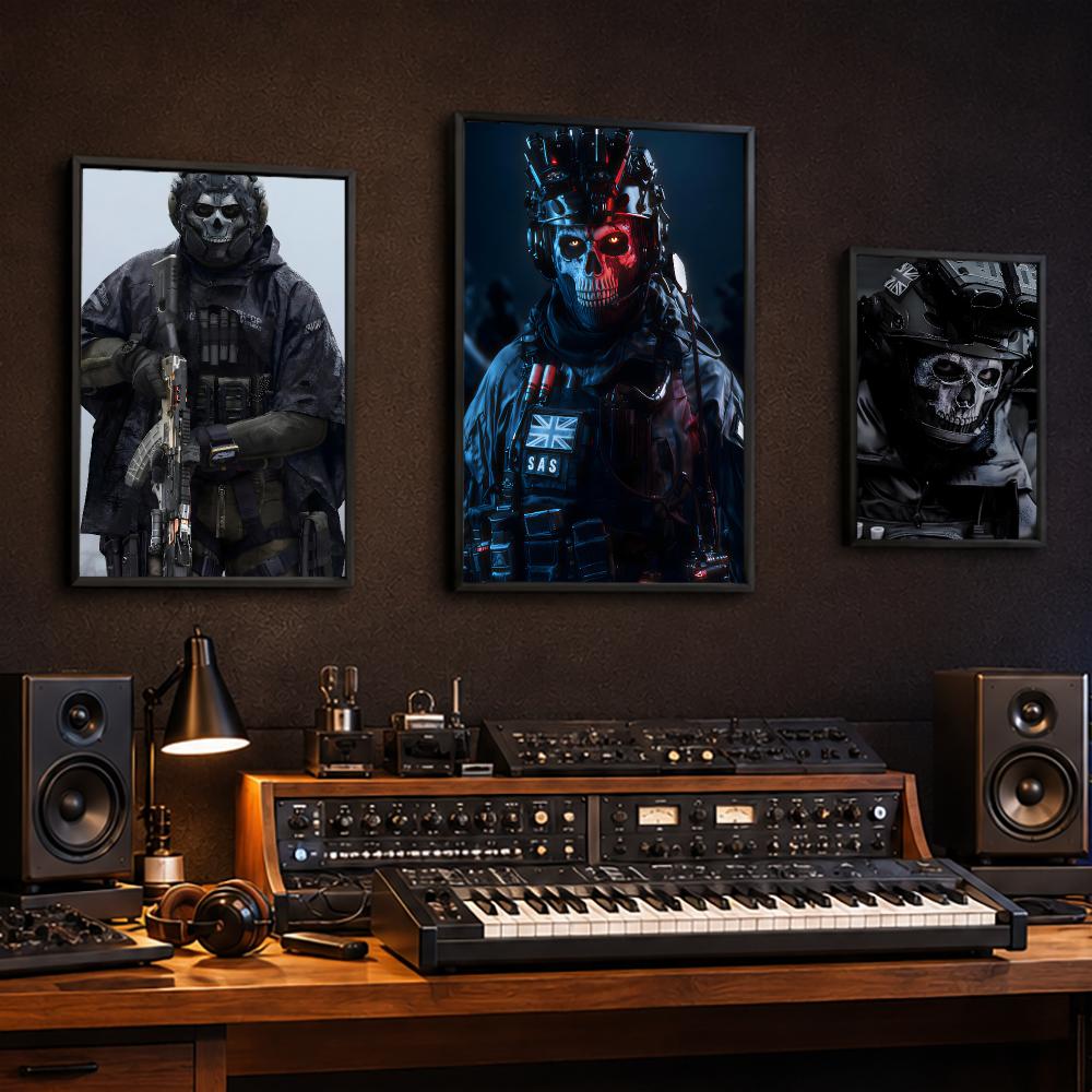 Call of Duty Simon Ghost Riley - Gaming Console Wallpaper ulasan dan harga
