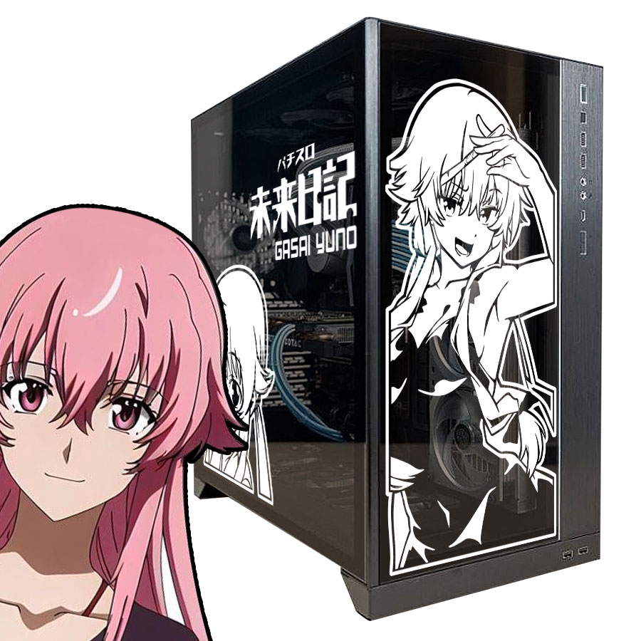 Future Diary Anime Stickers fo - Console Gaming Pc Case ulasan dan harga