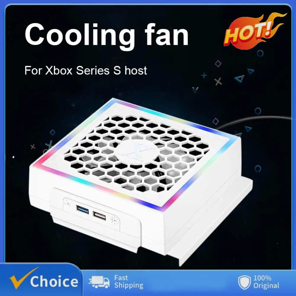LED Cooling Fan Lights 3 Gears - Gaming Console Xbox Series S ulasan dan harga