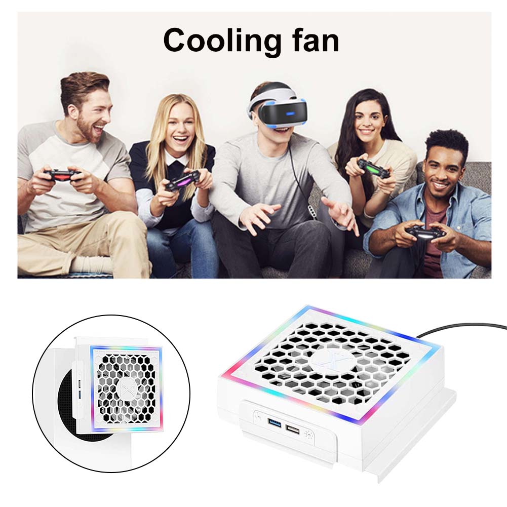 LED Cooling Fan Cooler with LE - Gaming Console Xbox Series S ulasan dan harga