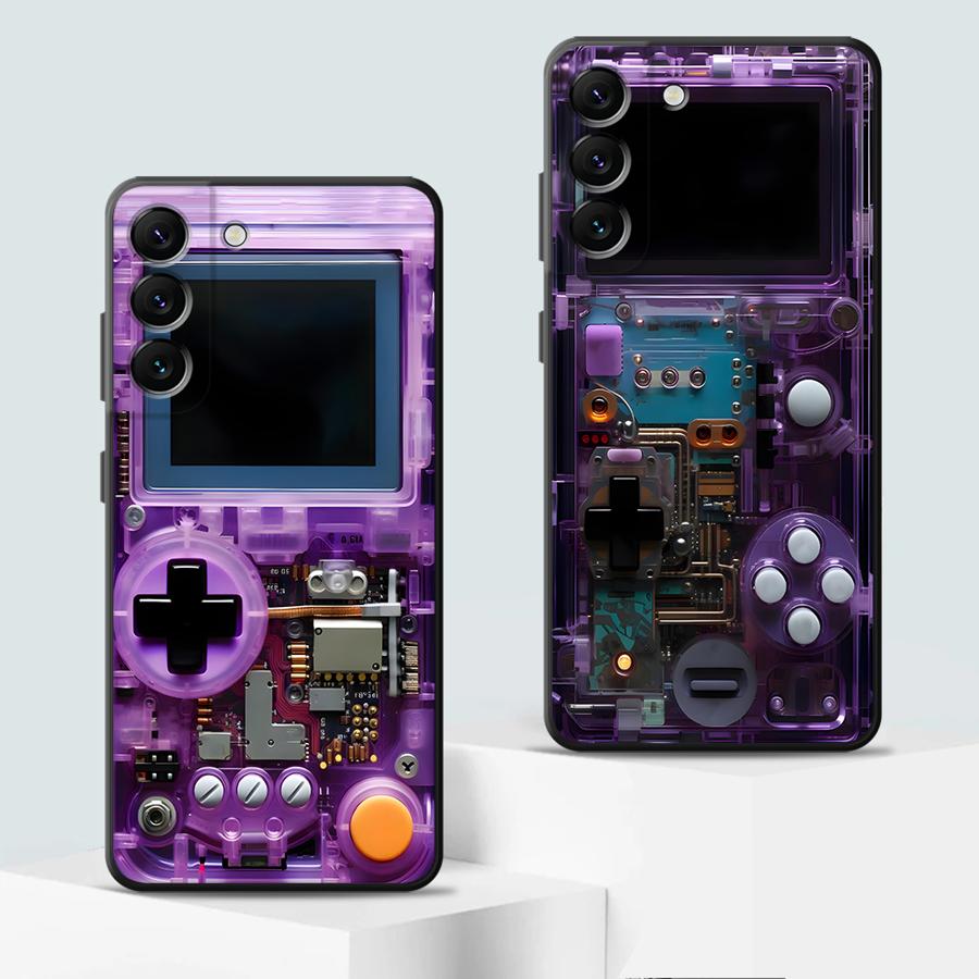 Purple Gaming Console Phone Co - Gaming Console Case ulasan dan harga