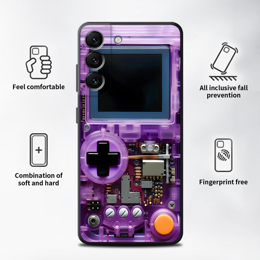Purple Gaming Console Phone Co - Gaming Console Case ulasan dan harga