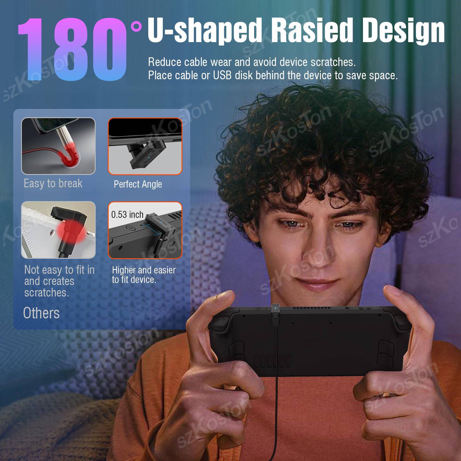 Fast Charging Extender 180° US - Gaming Console Lenovo ulasan dan harga