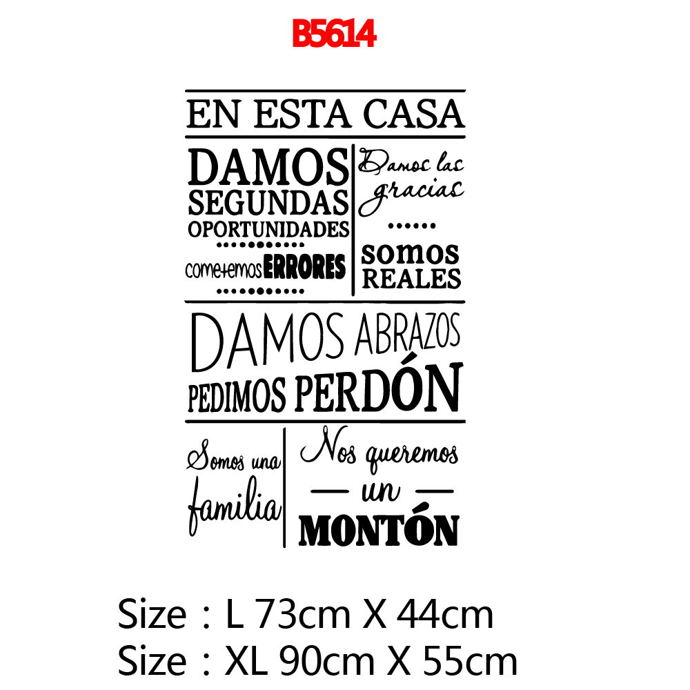 1 pc Spanish Motivational text - Gaming Console Wallpaper ulasan dan harga