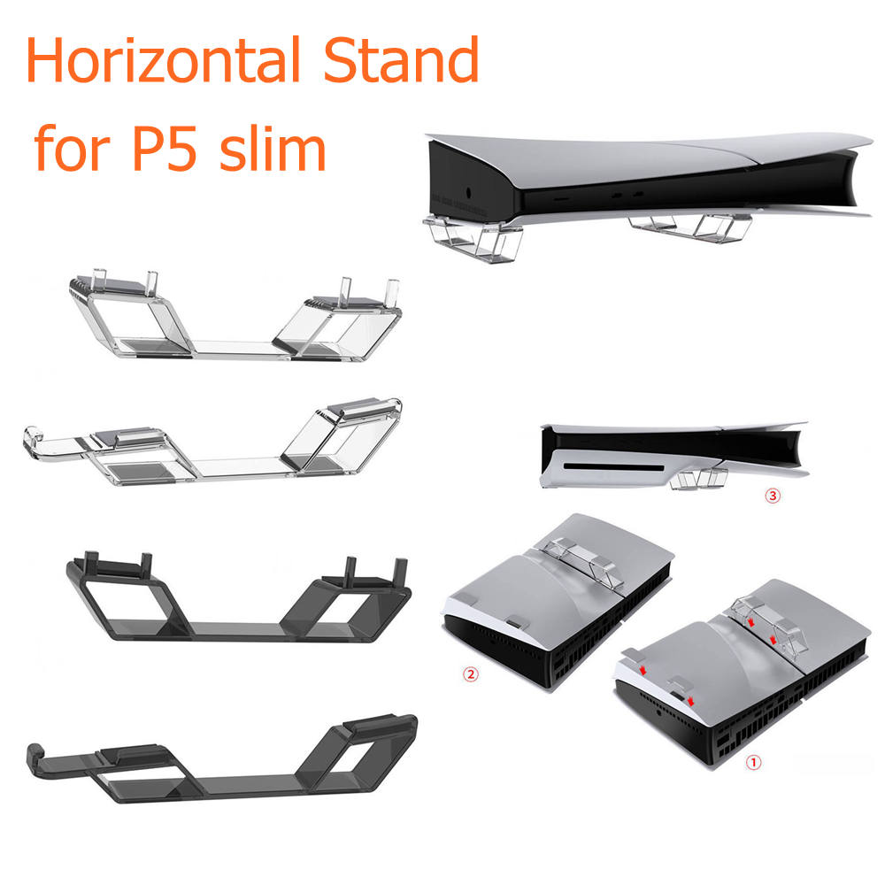 Horizontal Stand for PS5 Slim  - Gaming Console Mobile ulasan dan harga