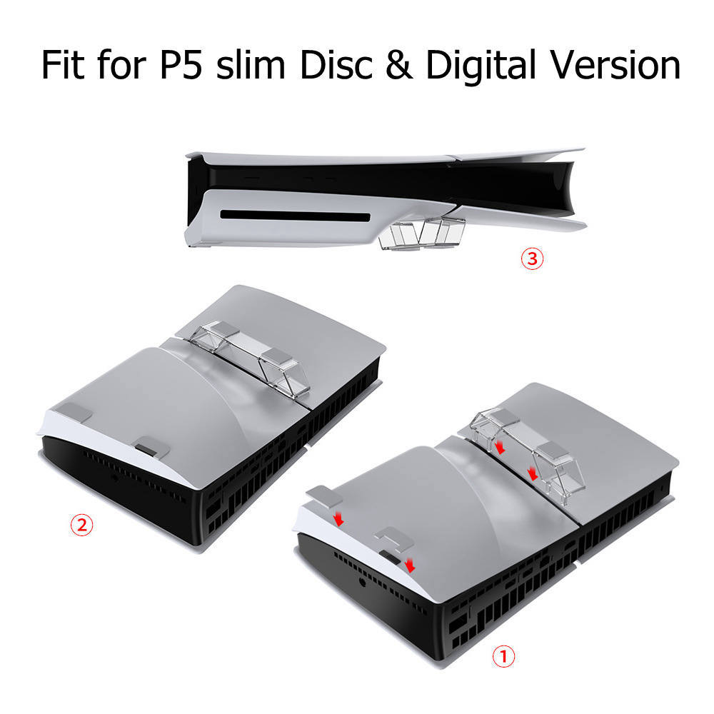 Horizontal Stand for PS5 Slim  - Gaming Console Mobile ulasan dan harga
